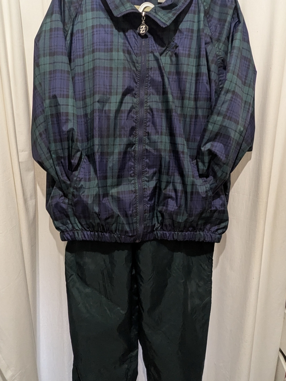 90s Jerzees Plaid TrackSuit